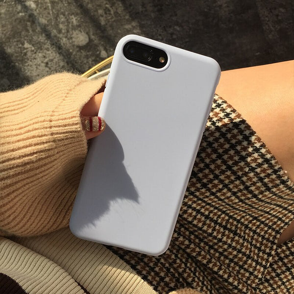 For iPhone XS max /8 /7 + Case soft TPU fundas army green sillicon phone cover - Lockman Store