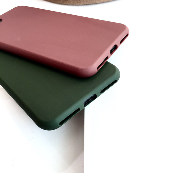 For iPhone XS max /8 /7 + Case soft TPU fundas army green sillicon phone cover - Lockman Store