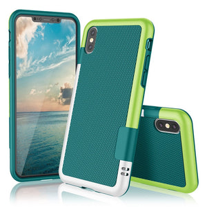 Ultra Slim 3 Color Hybrid Anti-slip Shockproof Case for iphone X XS MAX XR 7 8 6 Silicon - Lockman Store